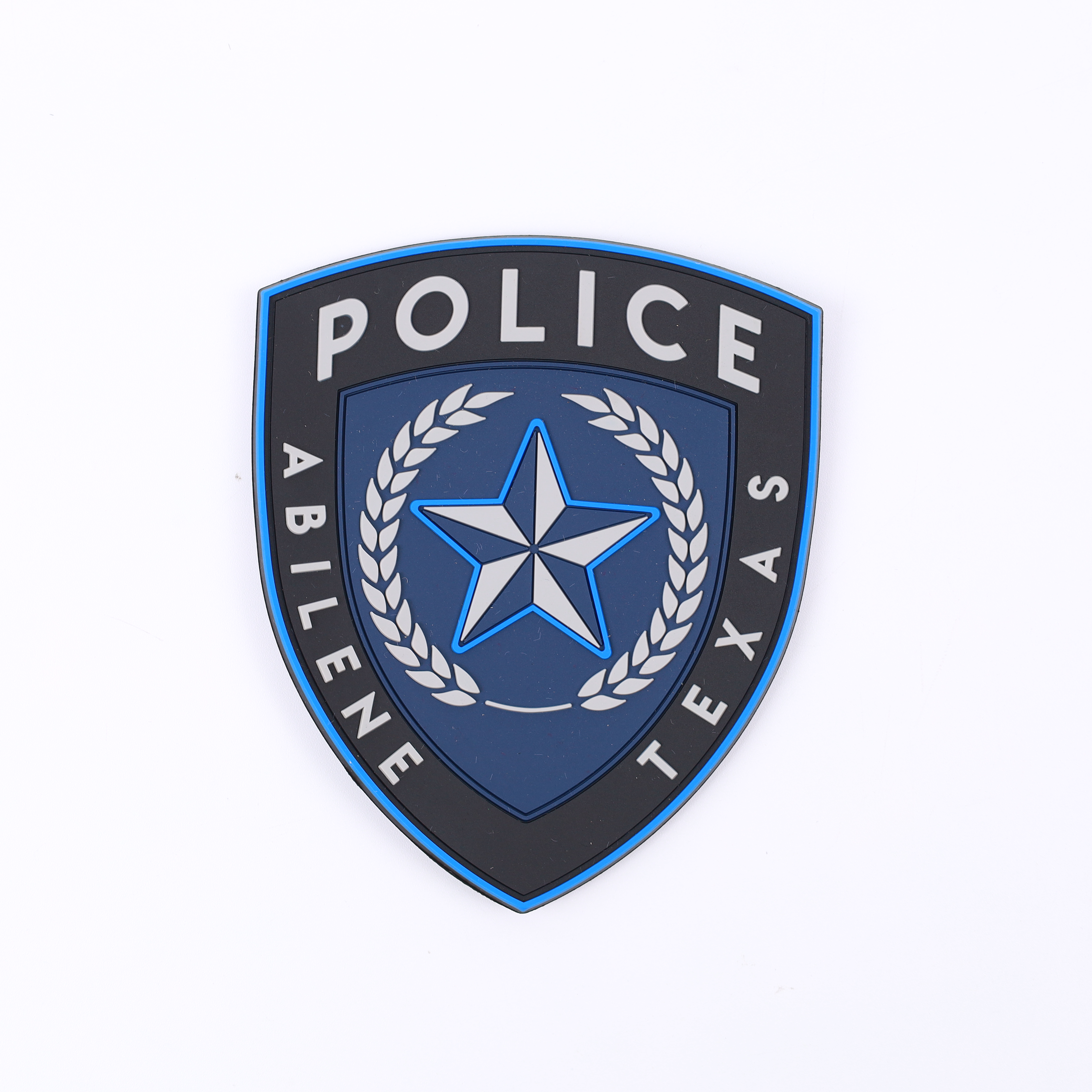 Parche de PVC OEM para suéter de policía