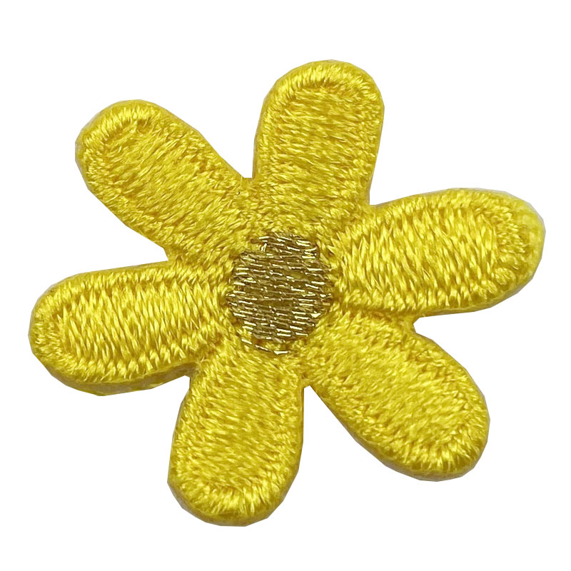 Parche bordado personalizado de flores para zapatos