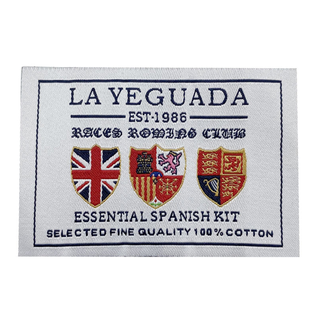 Parche tejido de ropa para ropa escolar